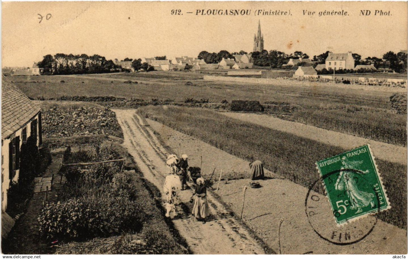 CPA PLOUGASNOU - Vue générale (457611)
