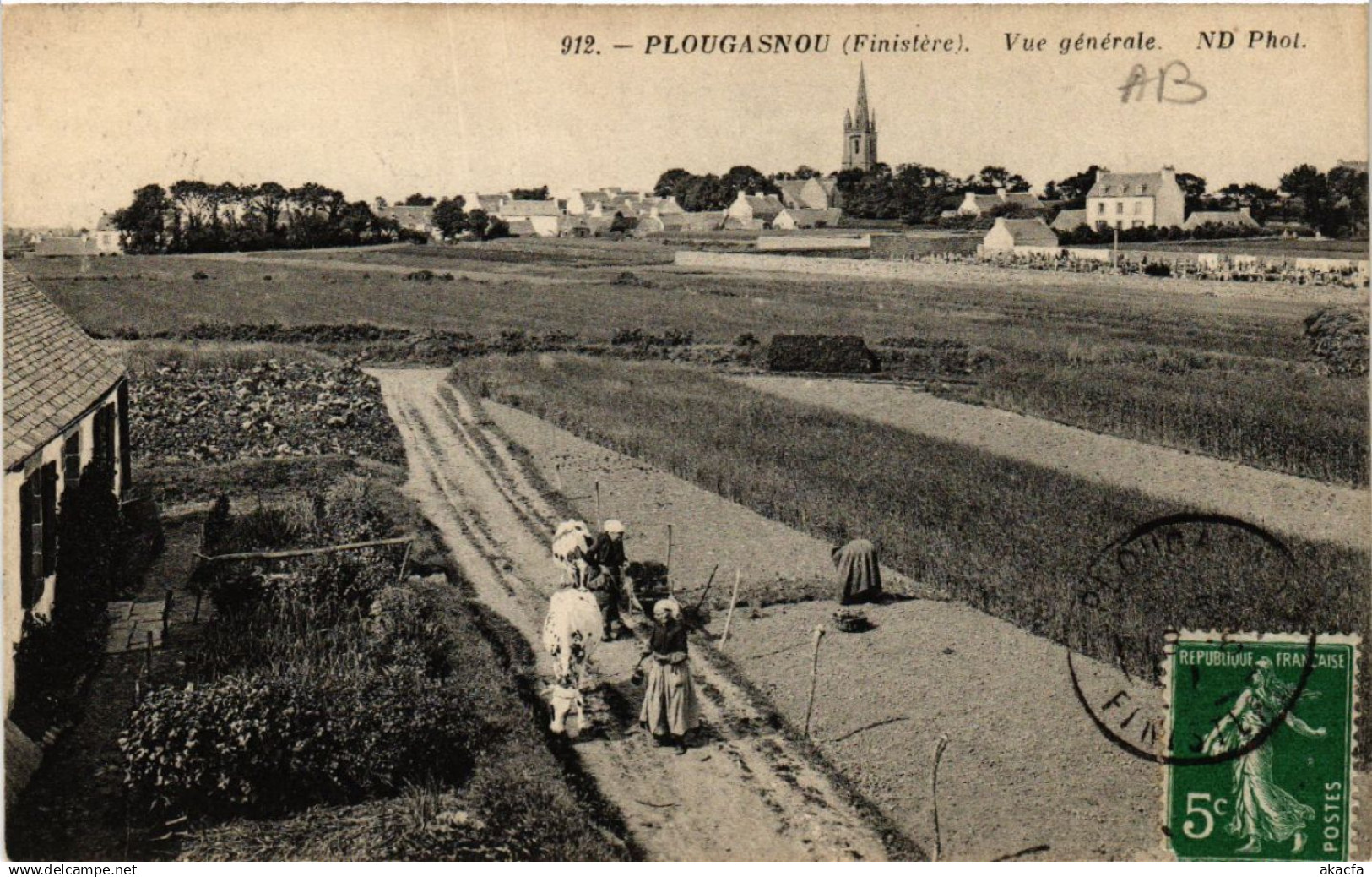 CPA PLOUGASNOU - Vue générale (457616)