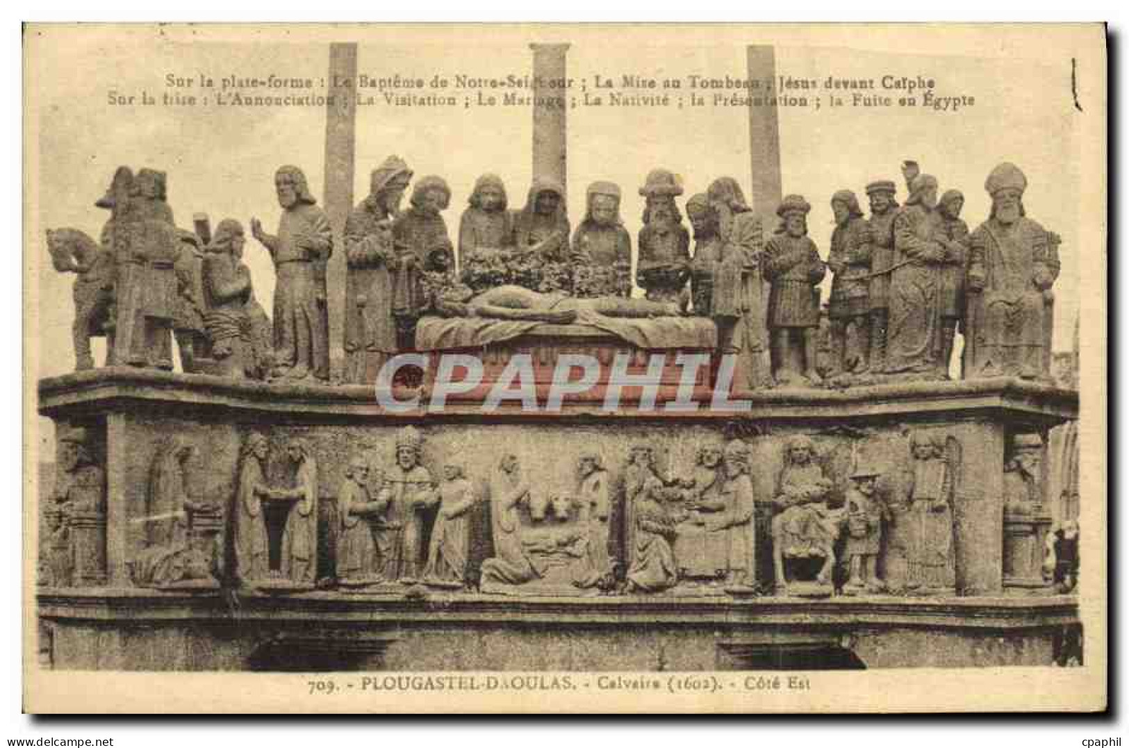 CPA Plougastel Daoulas Calvaire