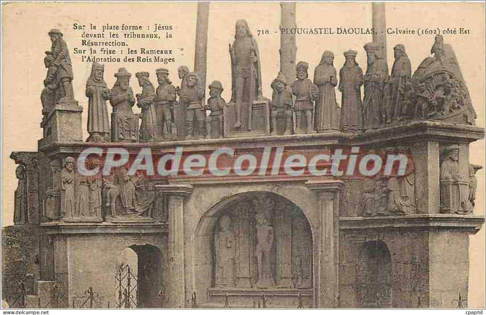 CPA Plougastel Daoulas Calvaire (1602) Cote Est