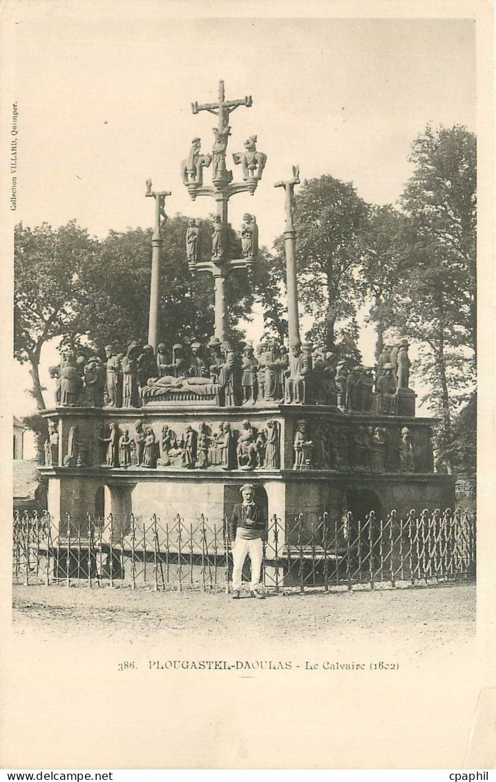 CPA Plougastel Daoulas Le Calvaine