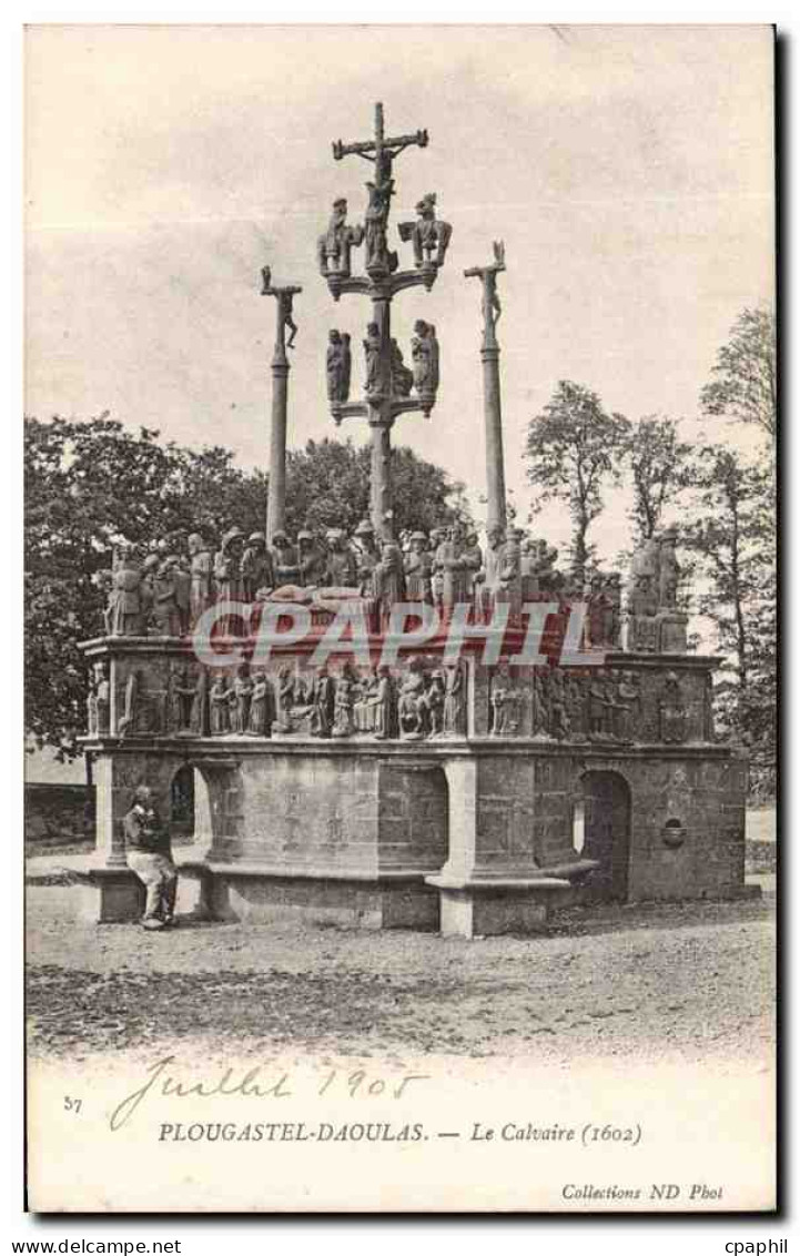 CPA Plougastel Daoulas Le calvaire (1602)