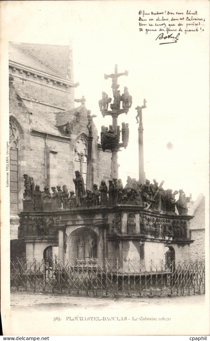 CPA Plougastel Daoulas Le Calvaire Botrel