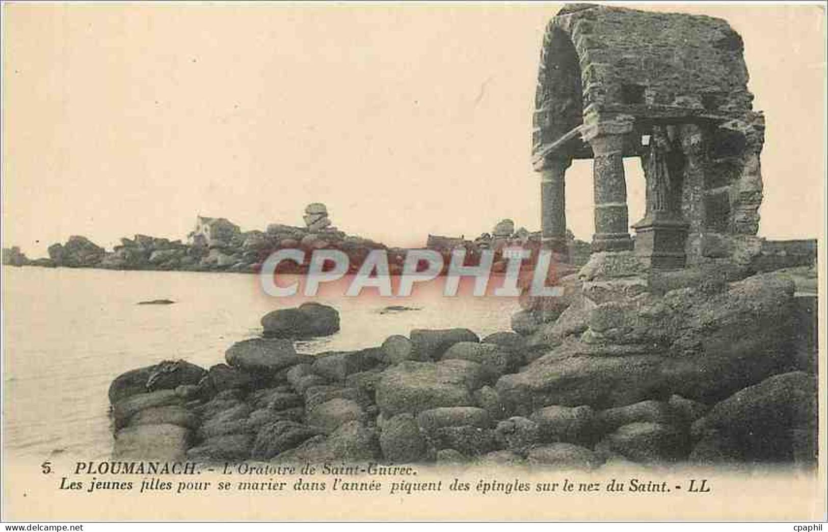 CPA PLOUMANAC'H-Gratoire de Saint Guinee
