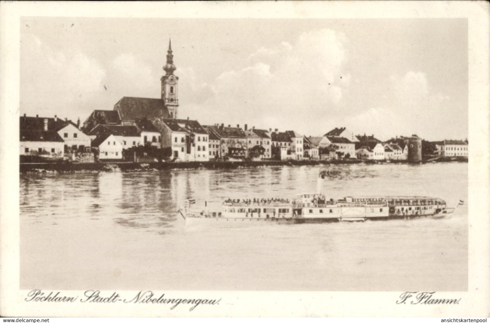 CPA Pöchlarn in Niederösterreich, Gesamtansicht