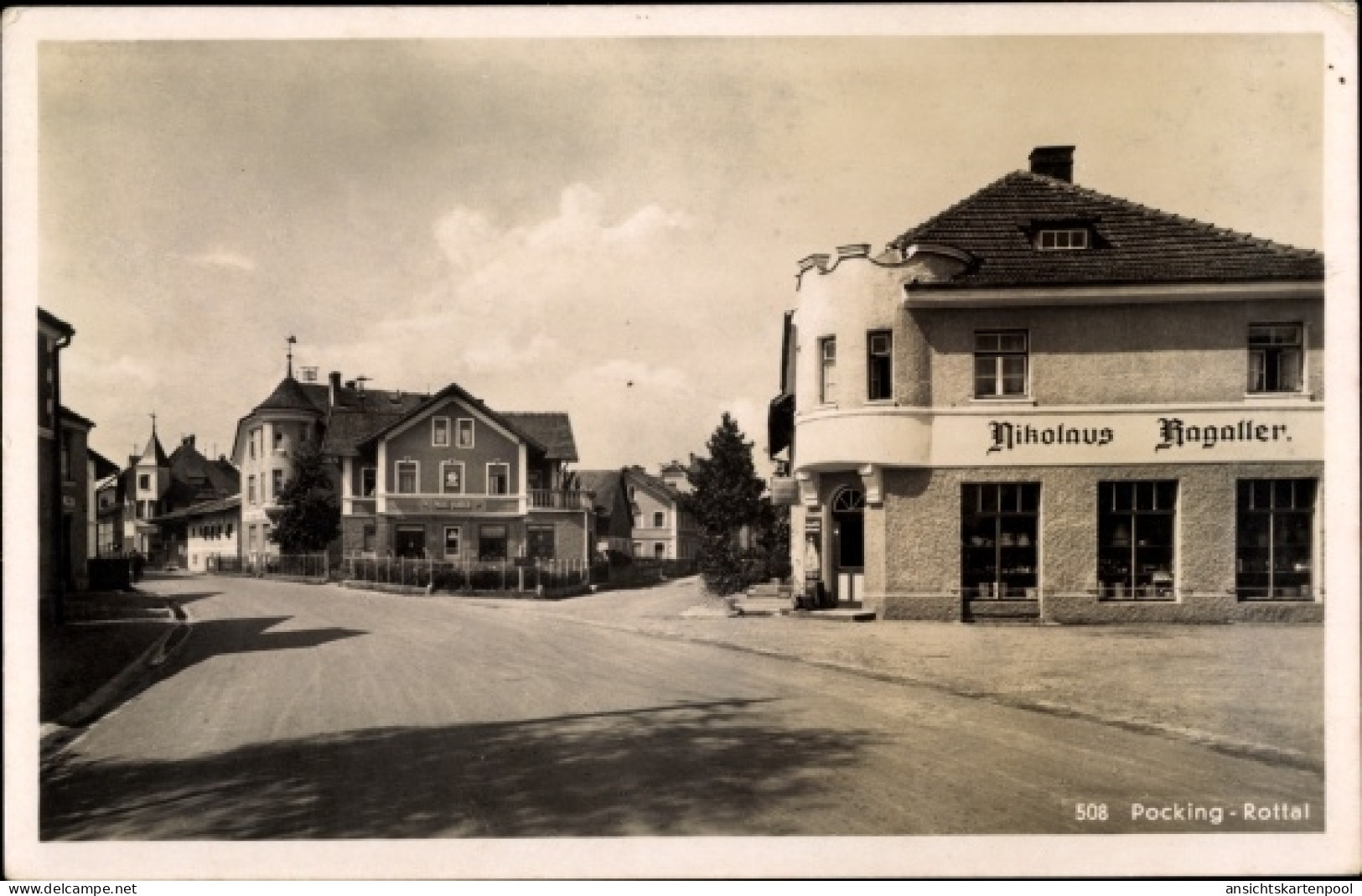 CPA Pocking im Rottal in Niederbayern, Hauptplatz, Handlung