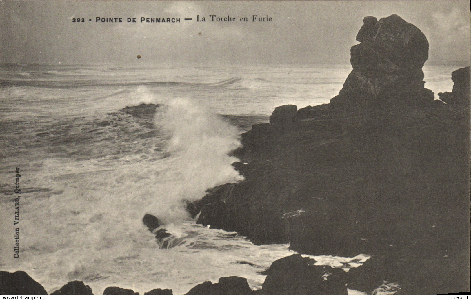 CPA Pointe de Penmarch La Torche en Furie