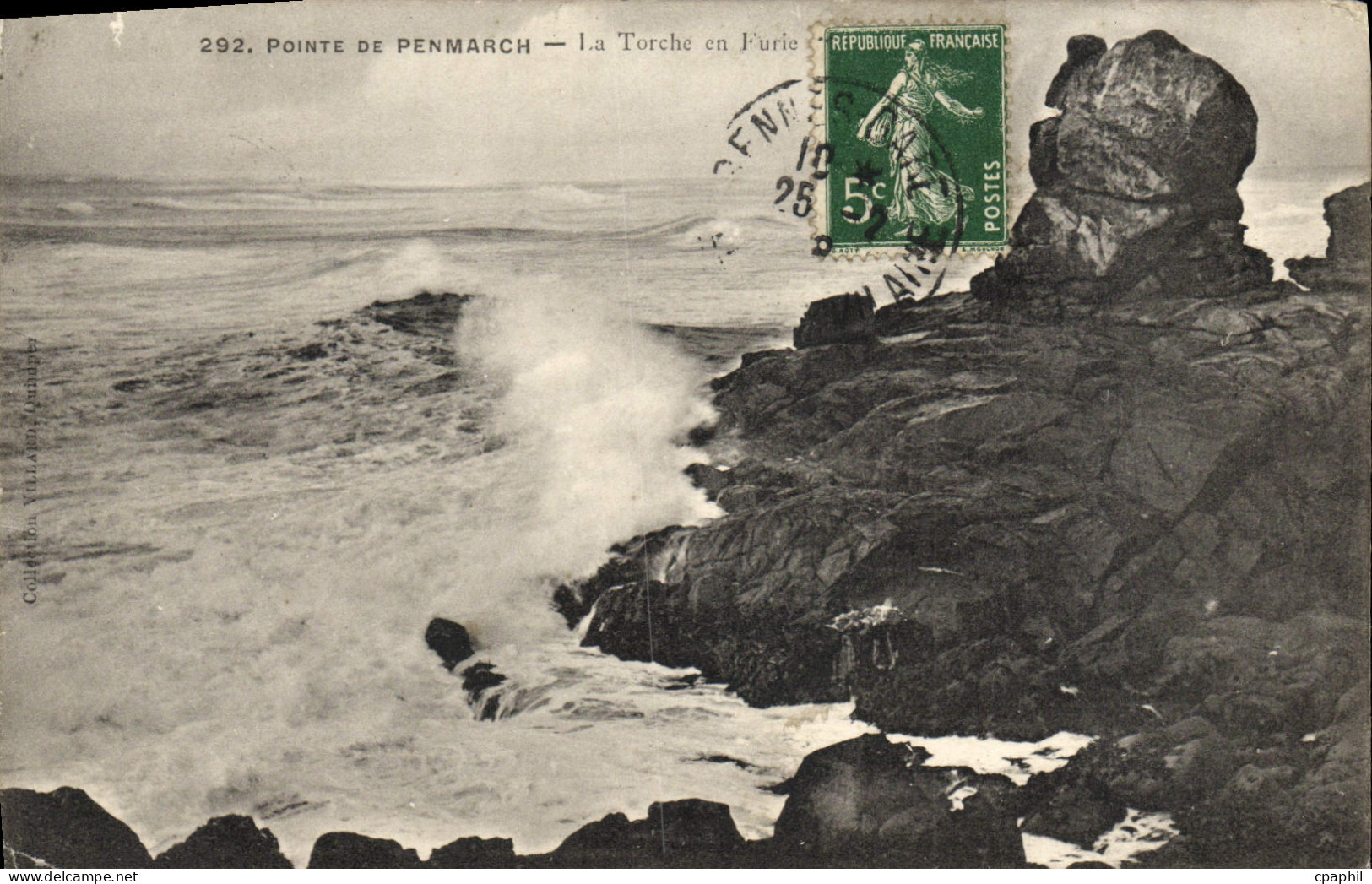 CPA Pointe De Penmarch La torche en furie