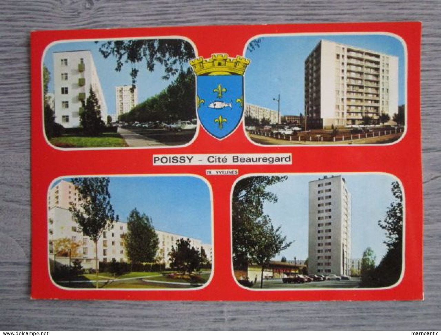 CPA Poissy (78) cité Beauregard