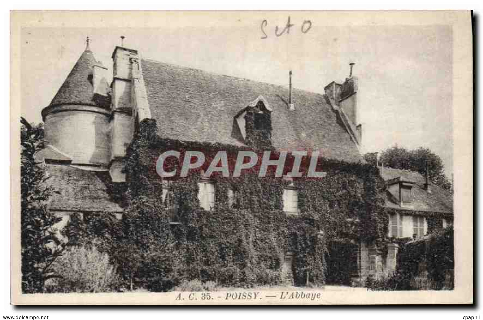 CPA Poissy L'Abbaye