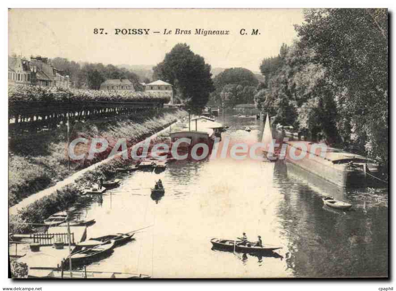 CPA Poissy Le Bras Migneaux
