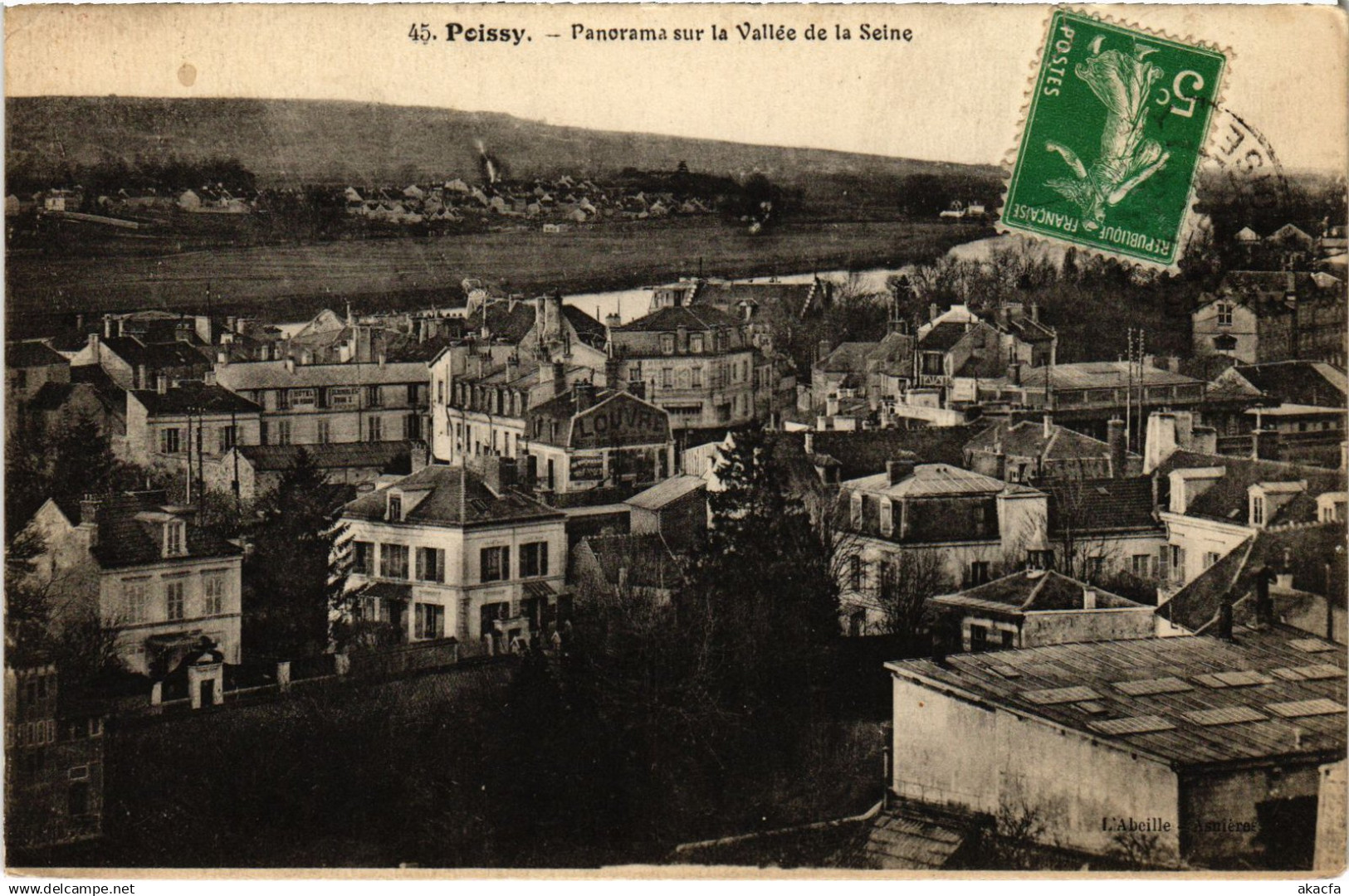 CPA Poissy panorama (1423339)