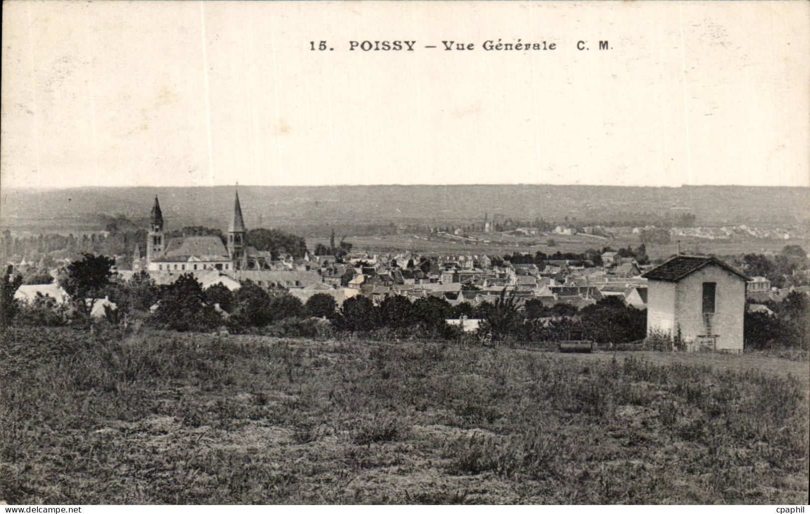 CPA Poissy Vue Generale