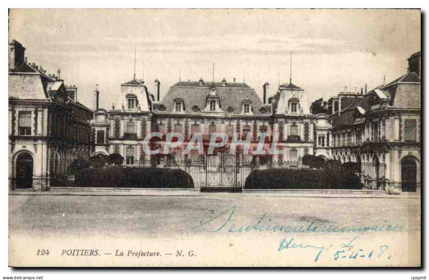 CPA Poitiers La Prefecture