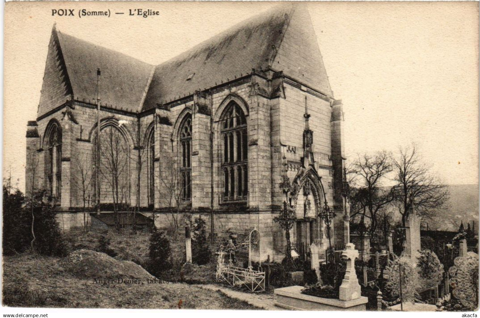 CPA POIX-de-PICARDIE L'Eglise (1292382)