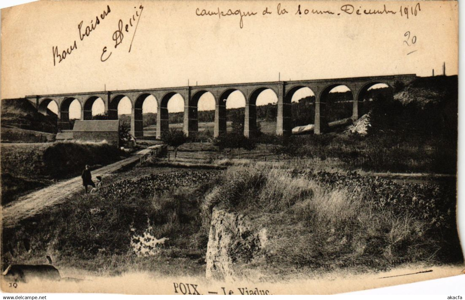CPA POIX-de-PICARDIE Le Viaduc (1292367)
