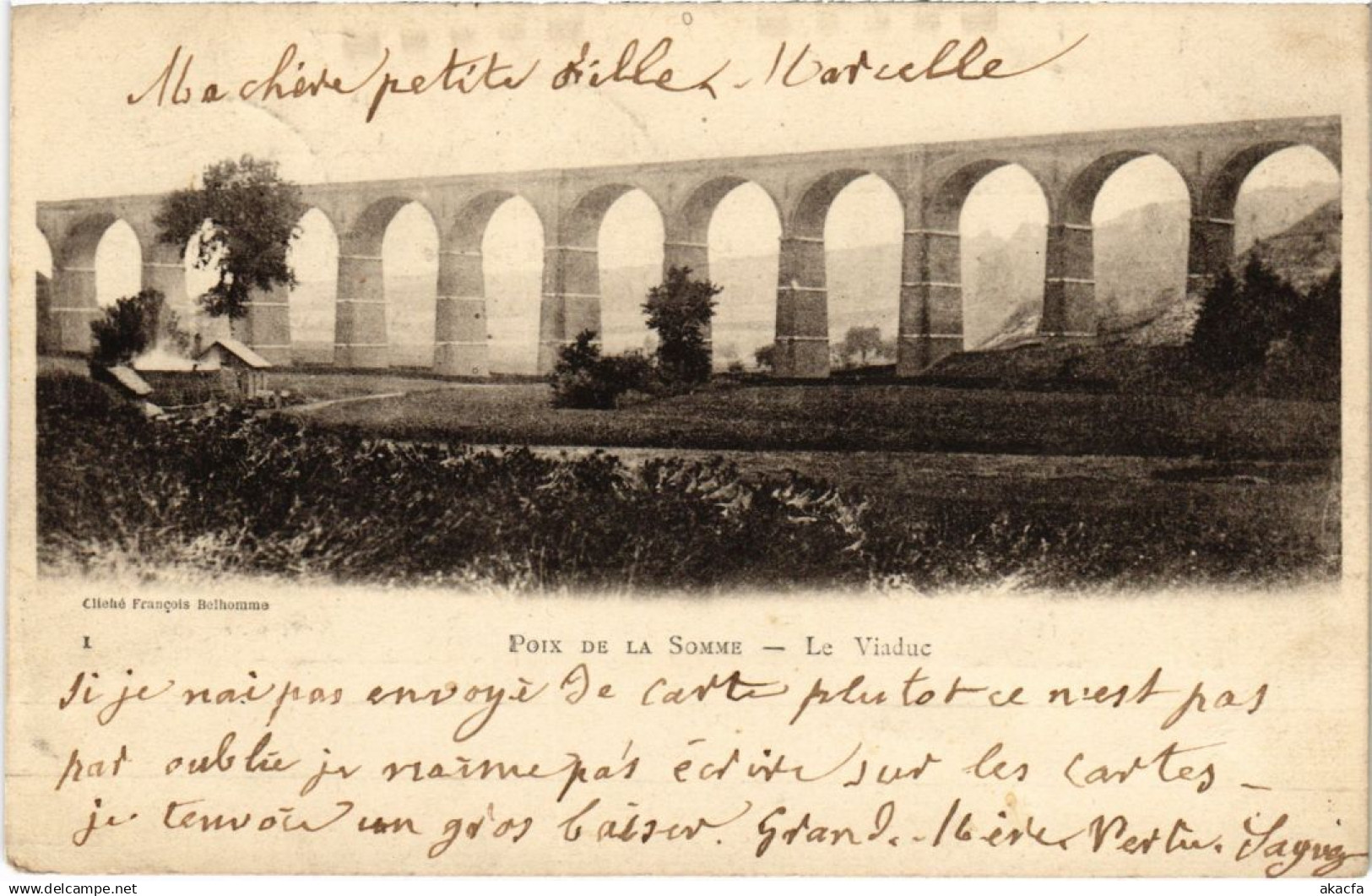CPA POIX-de-PICARDIE Le Viaduc (1292378)