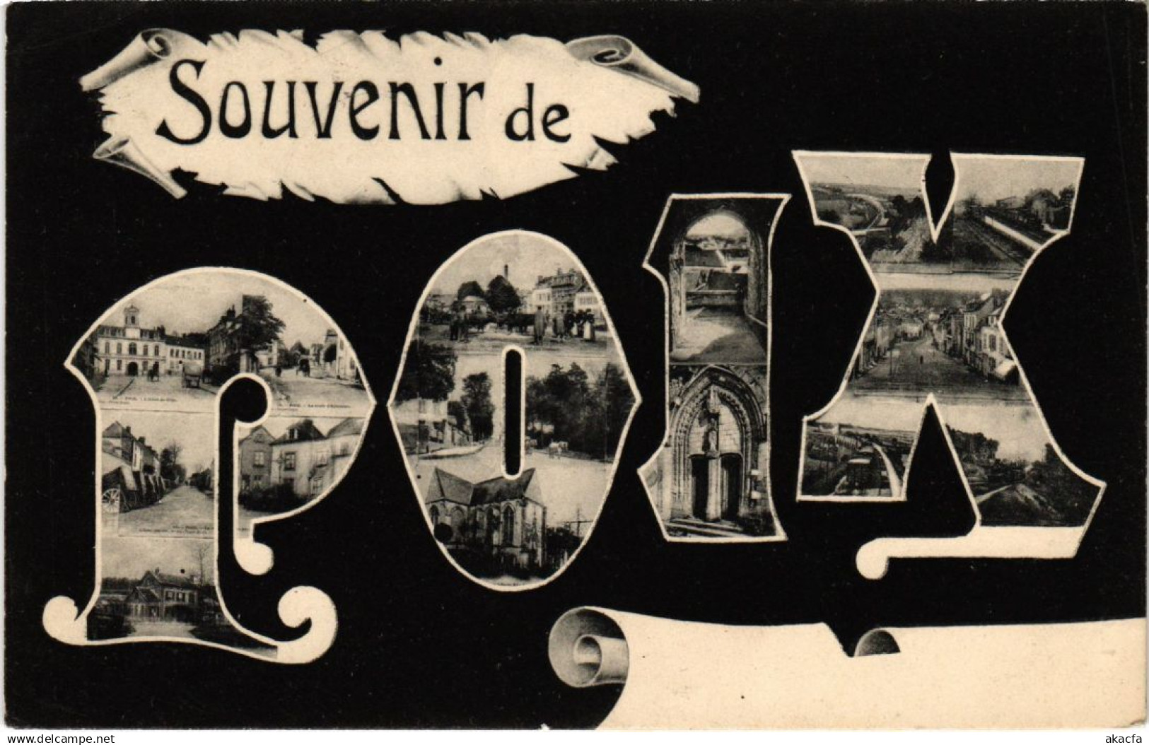 CPA POIX-de-PICARDIE Scenes (1292373)