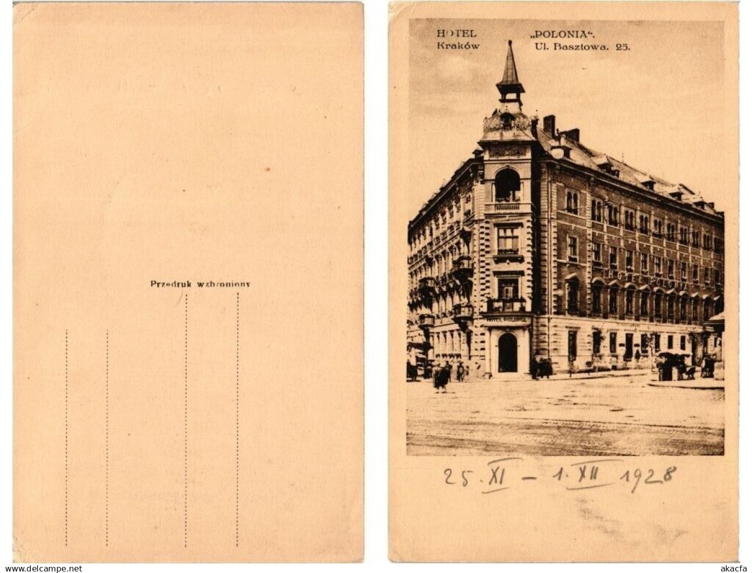 CPA POLAND KRAKOW Hotel Polonia (370700)