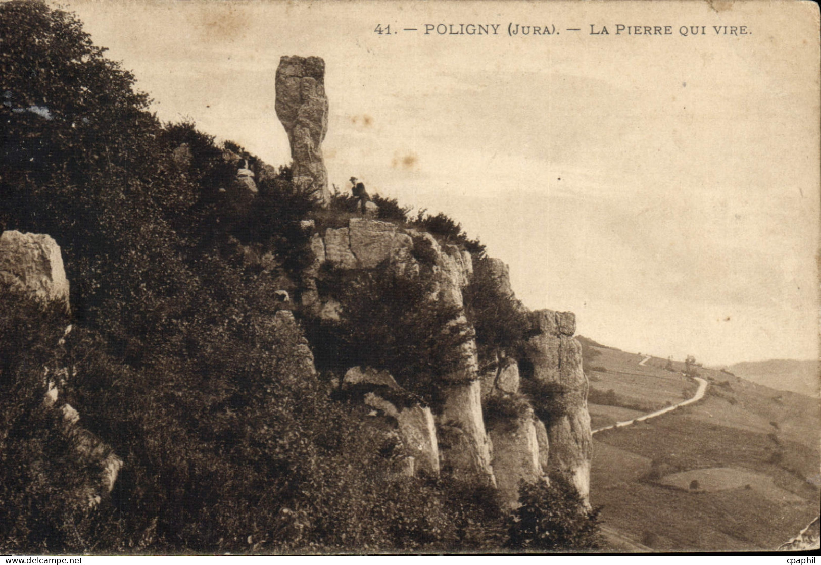CPA Poligny Jura La Pierre qui Vire