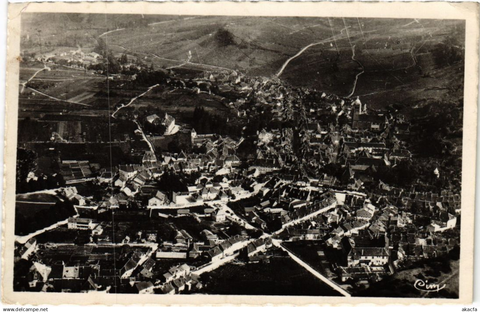 CPA Poligny vue aerienne (1265426)