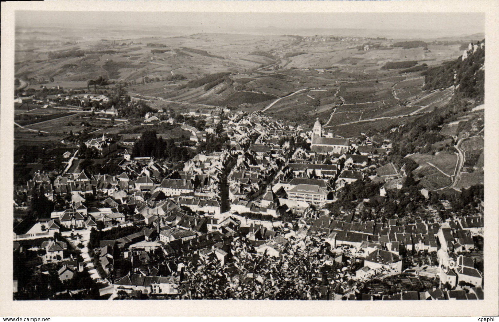 CPA Poligny Vue Generale