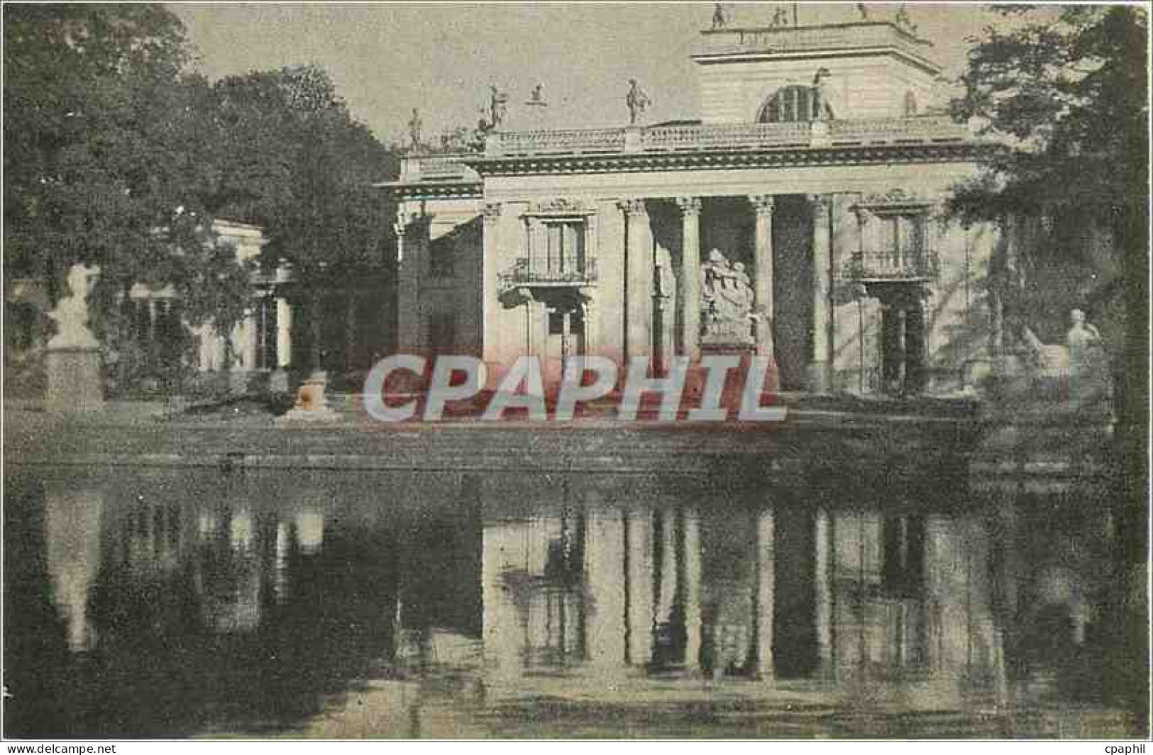 CPA Pologne Palais Lazienki a Varsovie