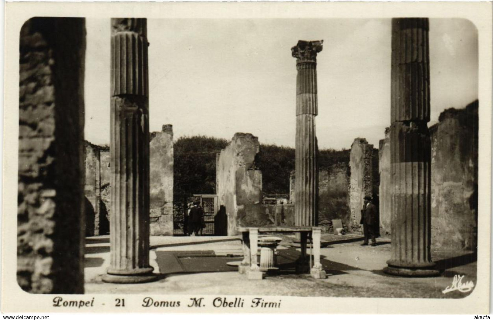 CPA POMPEI Domus M. Obelli Firmi ITALY (527584)