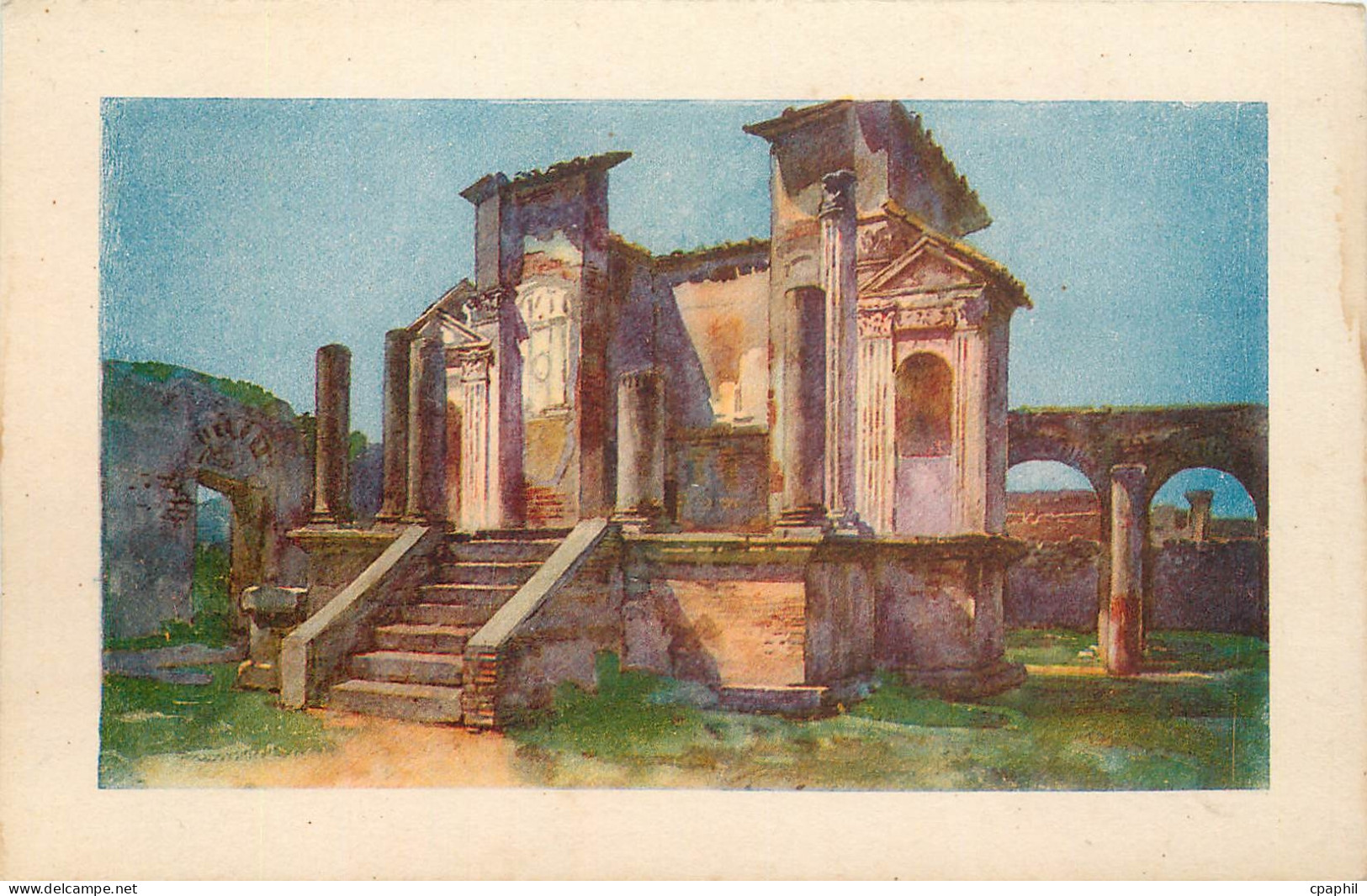 CPA Pompei Templo d'Iside