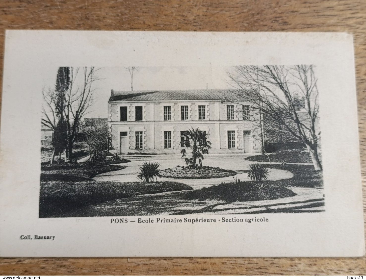 CPA Pons 17 - école primaire supérieure, section agricole