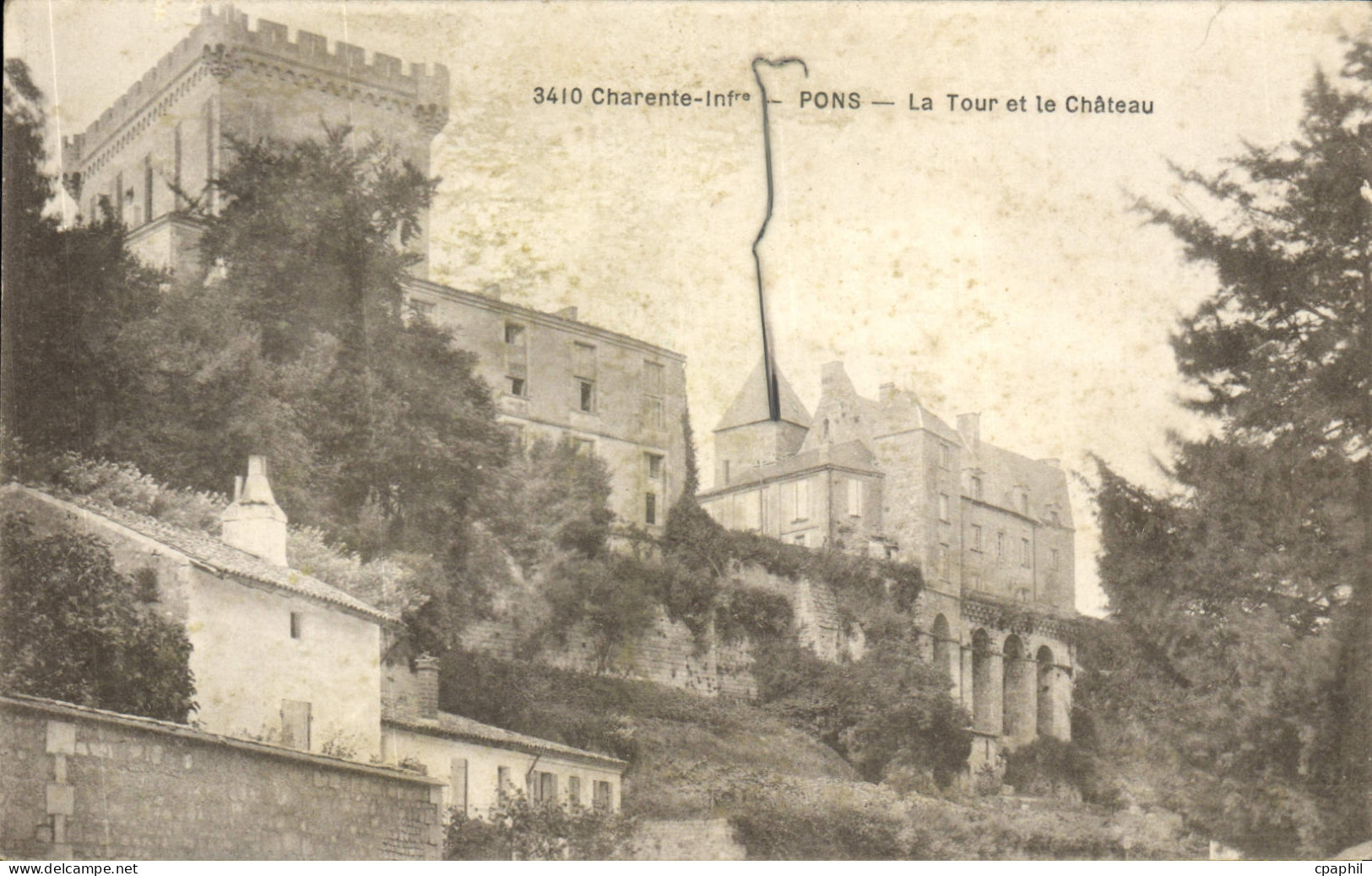 CPA Pons La Tour et le Chateau