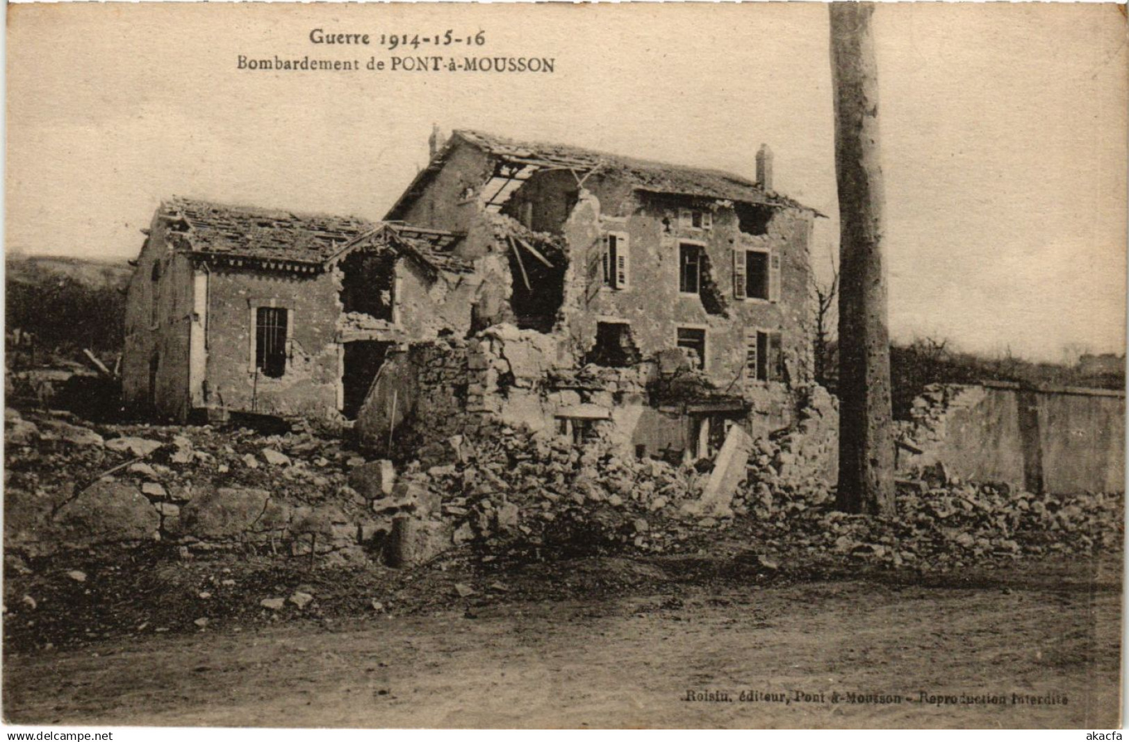CPA PONT-a-MOUSSON - Bombardement de PONT-a-MOUSSON (386211)