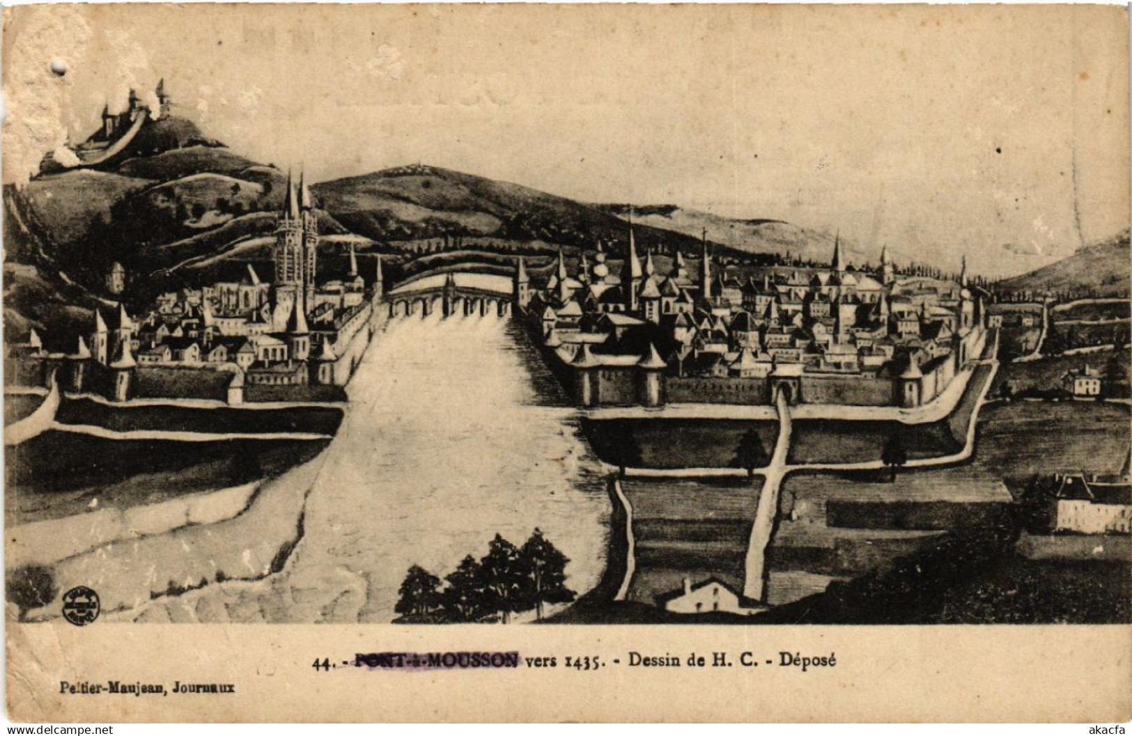 CPA PONT-a-MOUSSON - PONT-a-MOUSSON vers 1435 (483871)