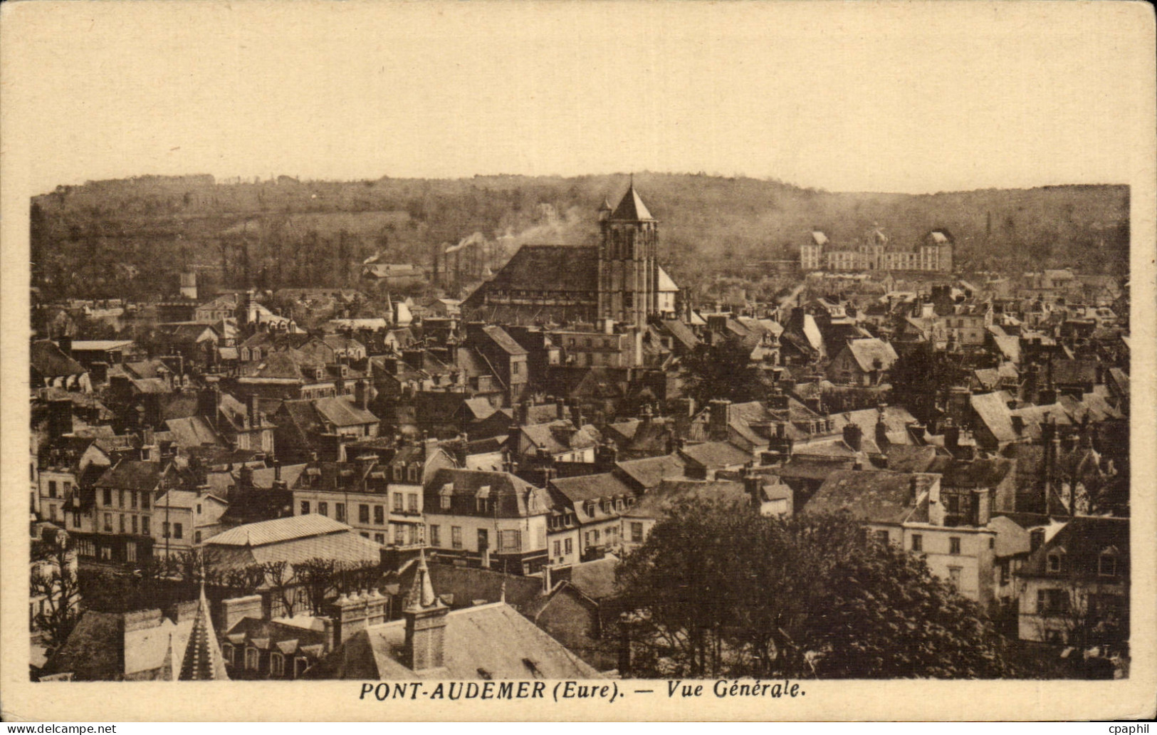 CPA Pont Audemer Vue generale