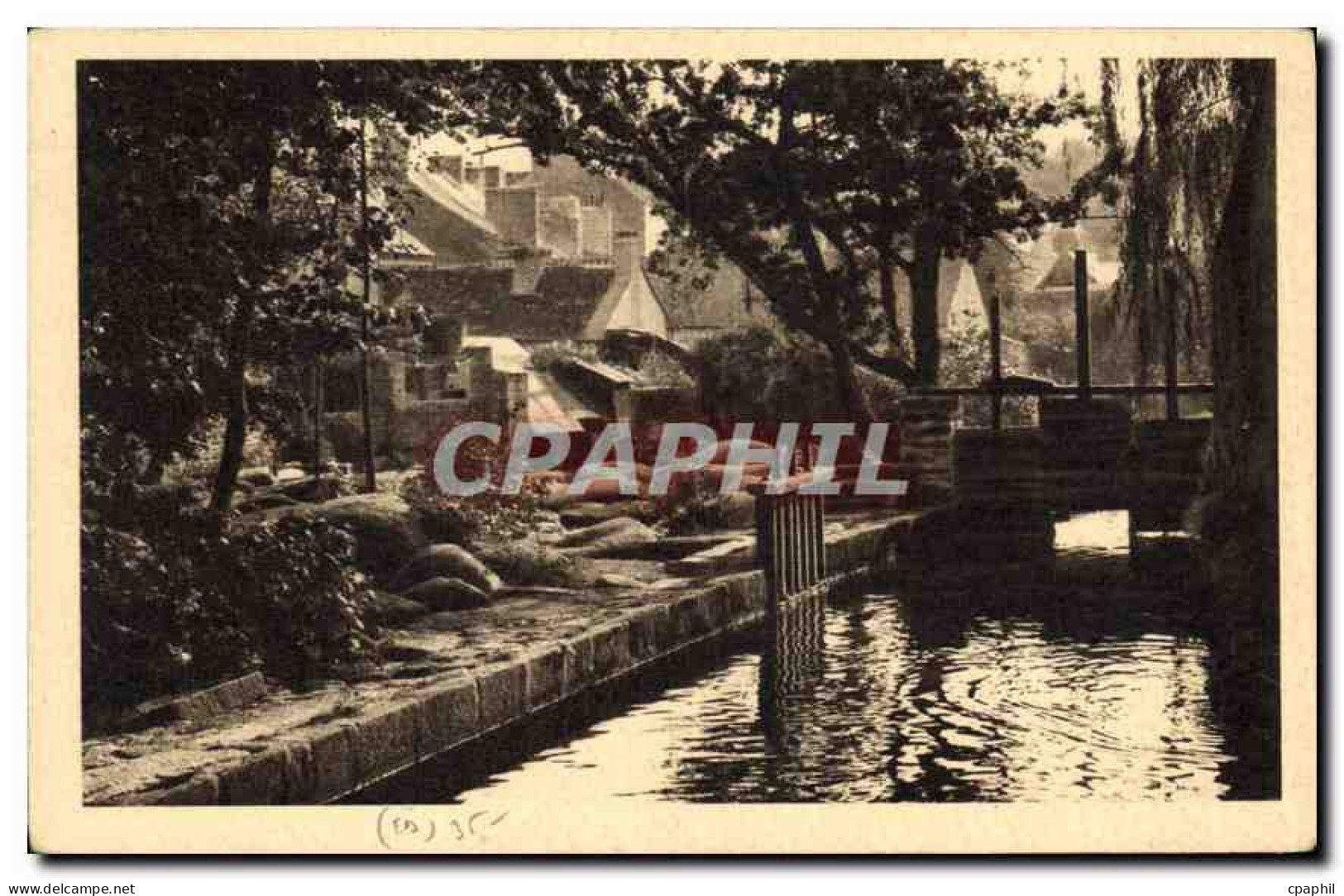 CPA Pont Aven Le Chaos
