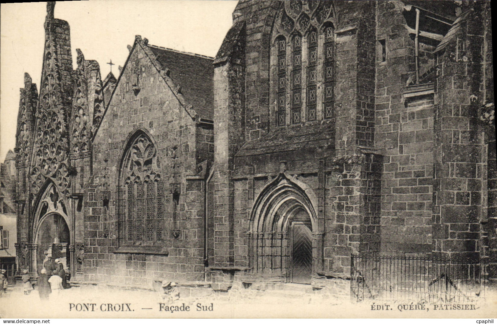 CPA Pont Croix facade sud