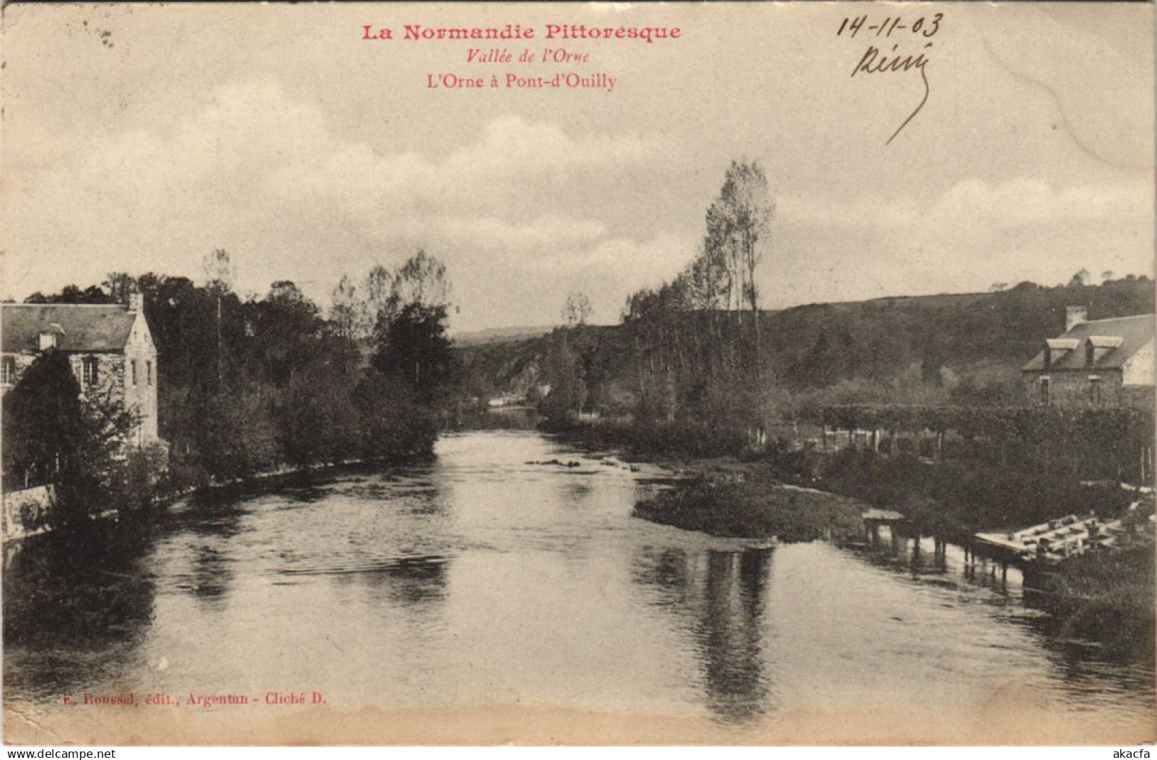 CPA PONT-d'OUILLY L'Orne (1225101)