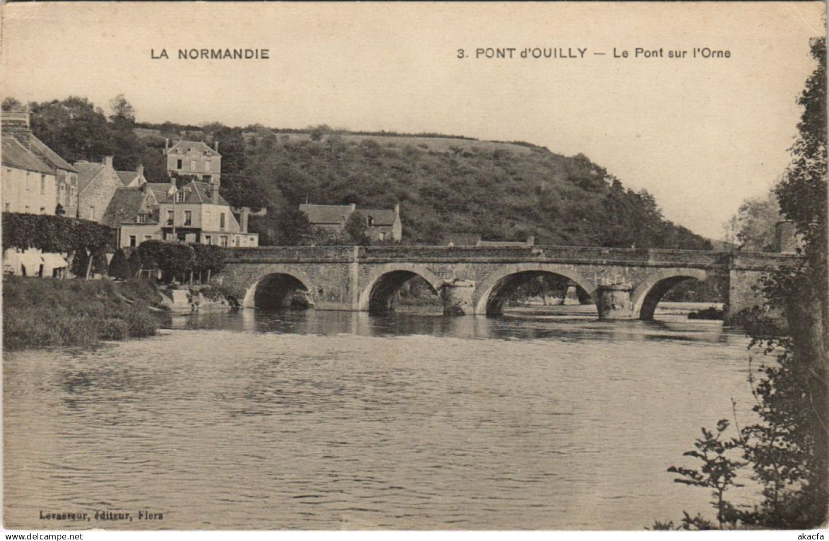 CPA PONT-d'OUILLY Le Pont sur l'Orne (1226852)