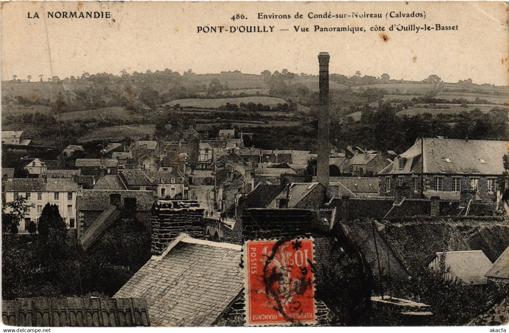 CPA PONT-d'OUILLY Vue Panoramique - Cote d'Ouilly-le-Basset (1257767)