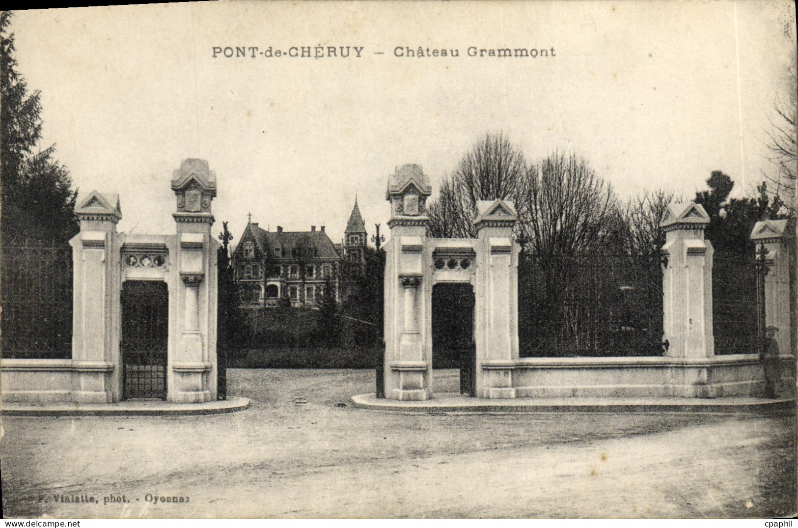 CPA Pont De Cheruy Chateau Grammont
