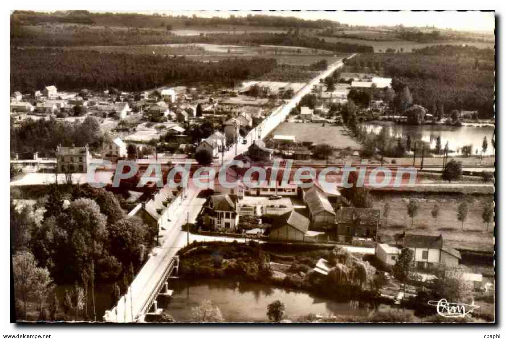 CPA Pont de Gennes Montfort Sarthe Pecardiere