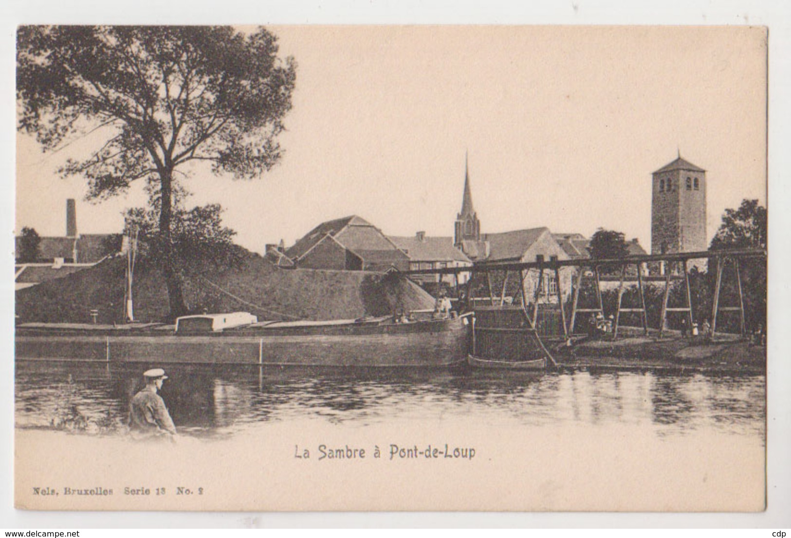 cpa pont de loup   bateaux