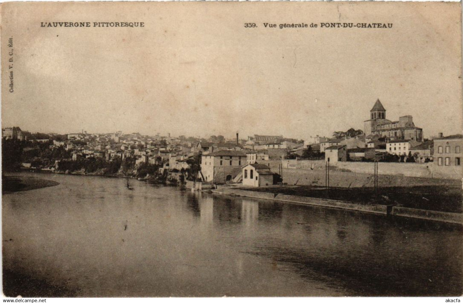 CPA Pont du Chateau Vue Generale FRANCE (1301810)