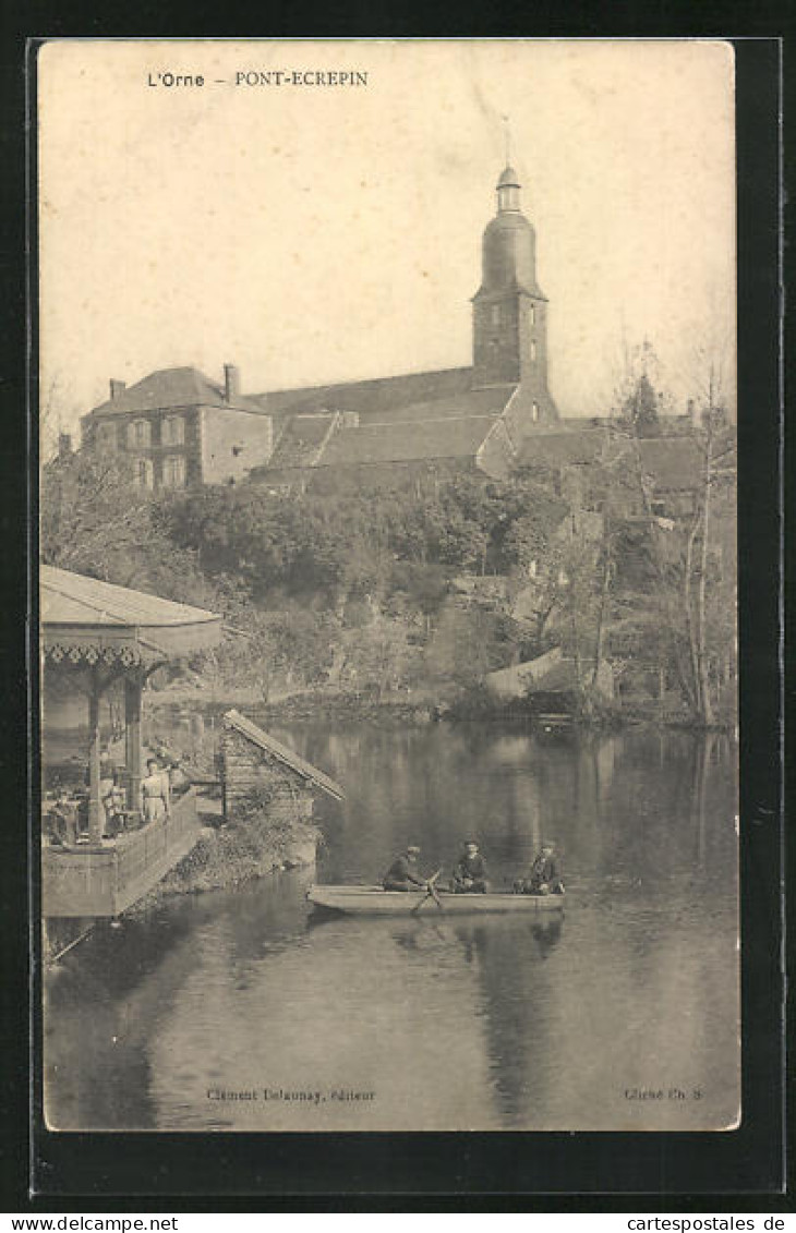 CPA Pont-Ecrepin, vue générale