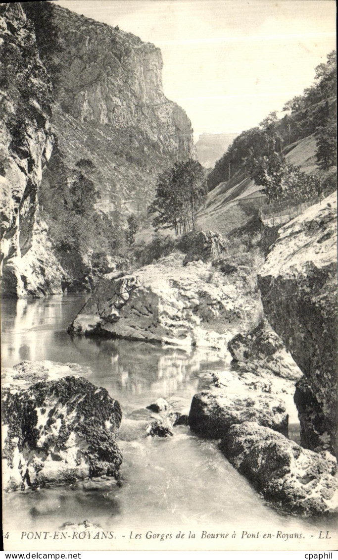 CPA Pont En Royans Les Gorges de la Bourne