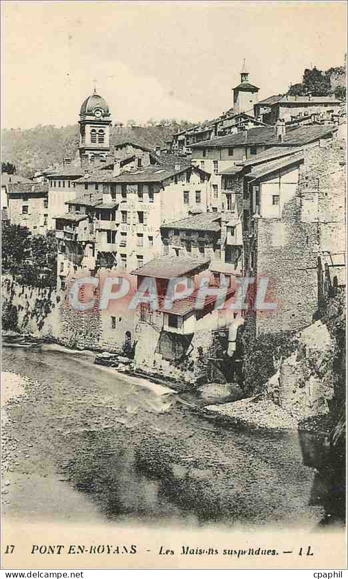 CPA Pont en Royans les Maison suspendues