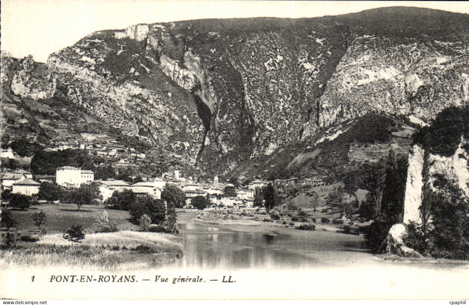 CPA Pont en Royans Vue Generale