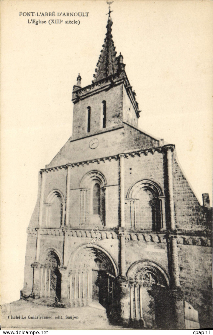 CPA Pont L'Abbe D'Arnoult L'Eglise