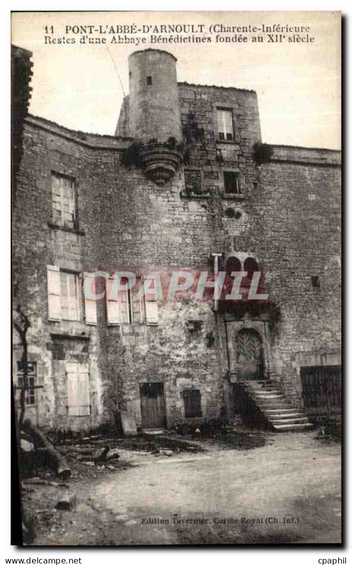 CPA Pont L Abbe D Arnoult Restes d ne abbaye benedictine