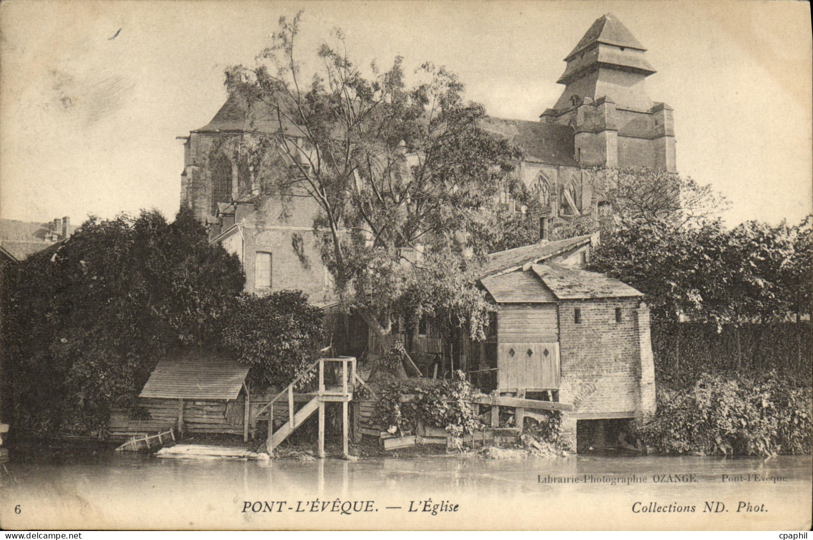 CPA Pont L Eveque L Eglise
